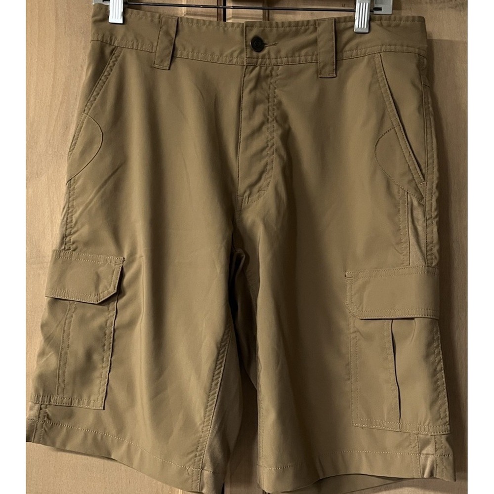 LAPG‎ Men's Sz 30 Vapor Wicking Tactical Shorts 11" Inseam Coyote Brown Pockets